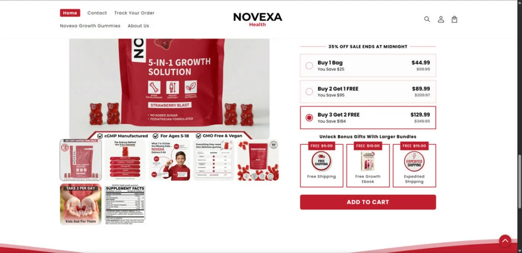 Beware the Novexa Health Gummies Supplement - Scam Ads & Red Flags 1 a1