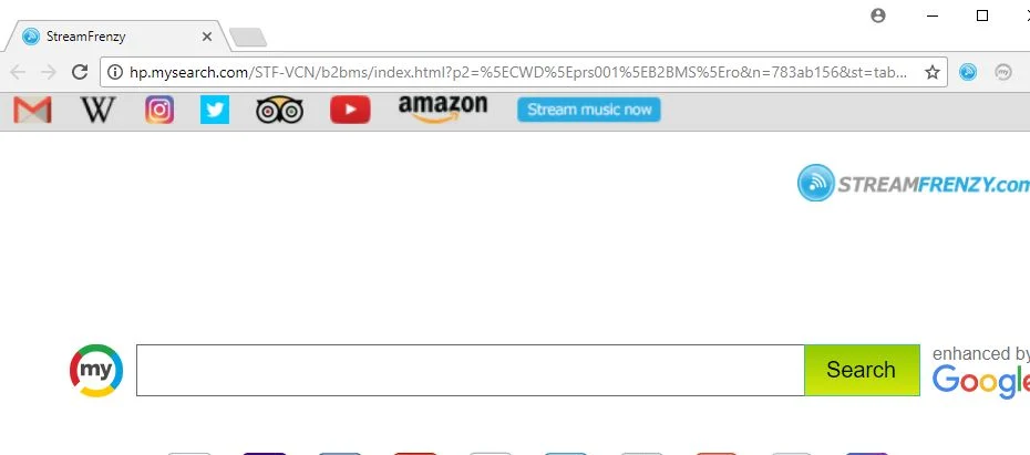 hp.mysearch.com redirect toolbar