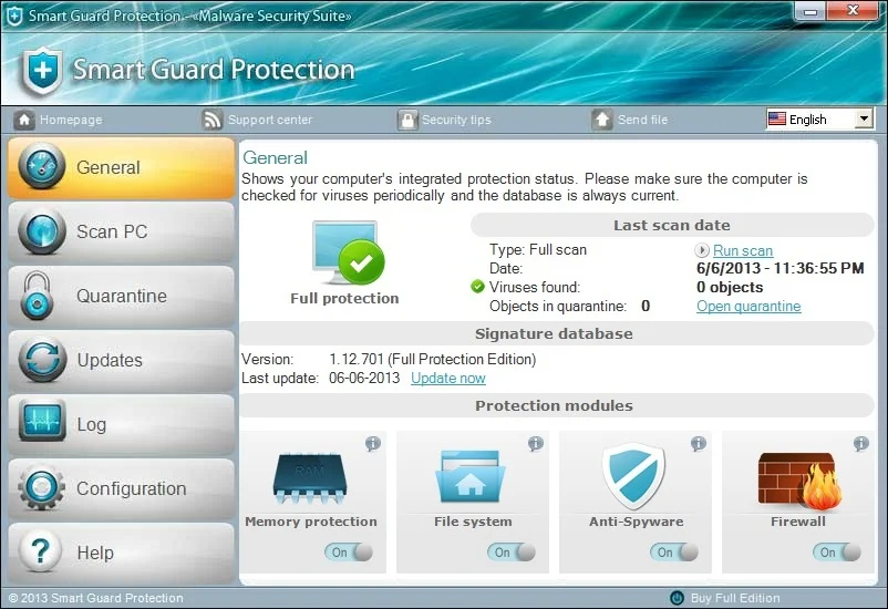 [Image: Smart Guard Protection Malware Security Suite]