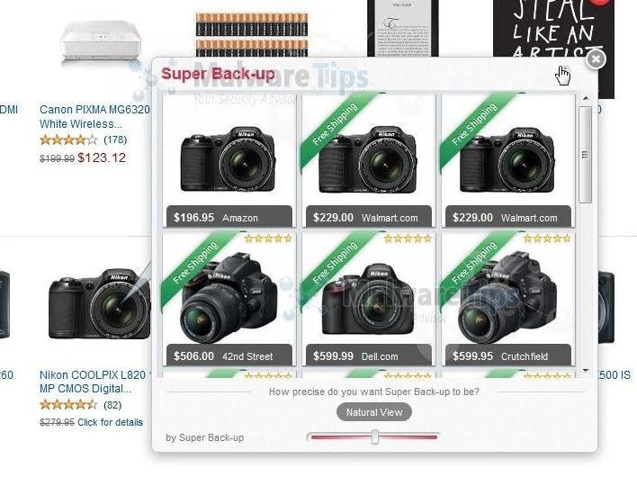 [Image: Super Back-up ads]