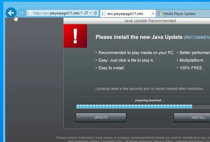 enc.playerpage311.info Virus