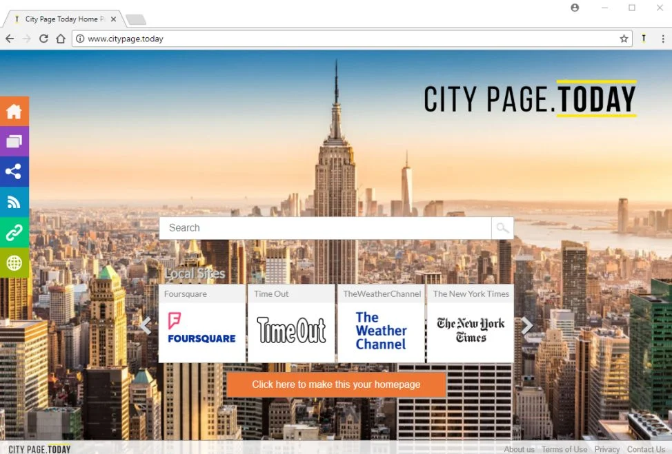 citypage.today redirect virus