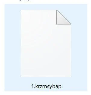 Remove Krzmsybap ransomware (Virus Removal Guide) 1 Image: Krzmsybap ransomware note