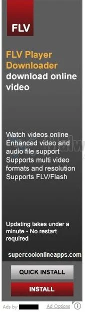 Picture of FLV Player Downloader download online video virus