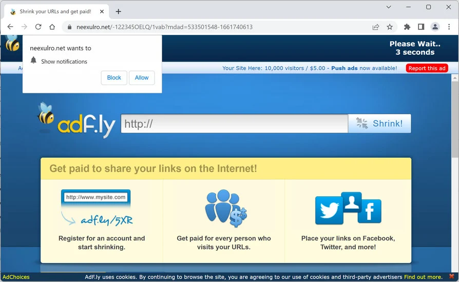 Remove Adf.ly Pop-up Ads (Virus Removal Guide) 1 Image: Adf.ly Ads