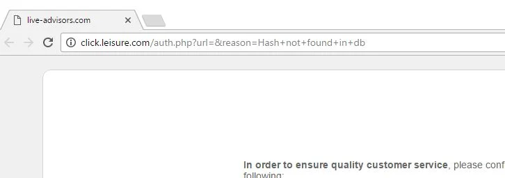 Click.leisure.com virus