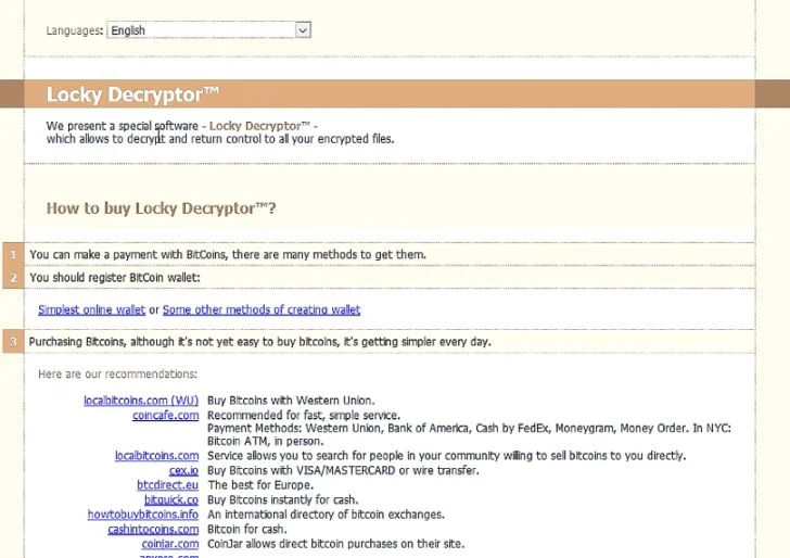 OSIRIS - Locky Decryptor Virus