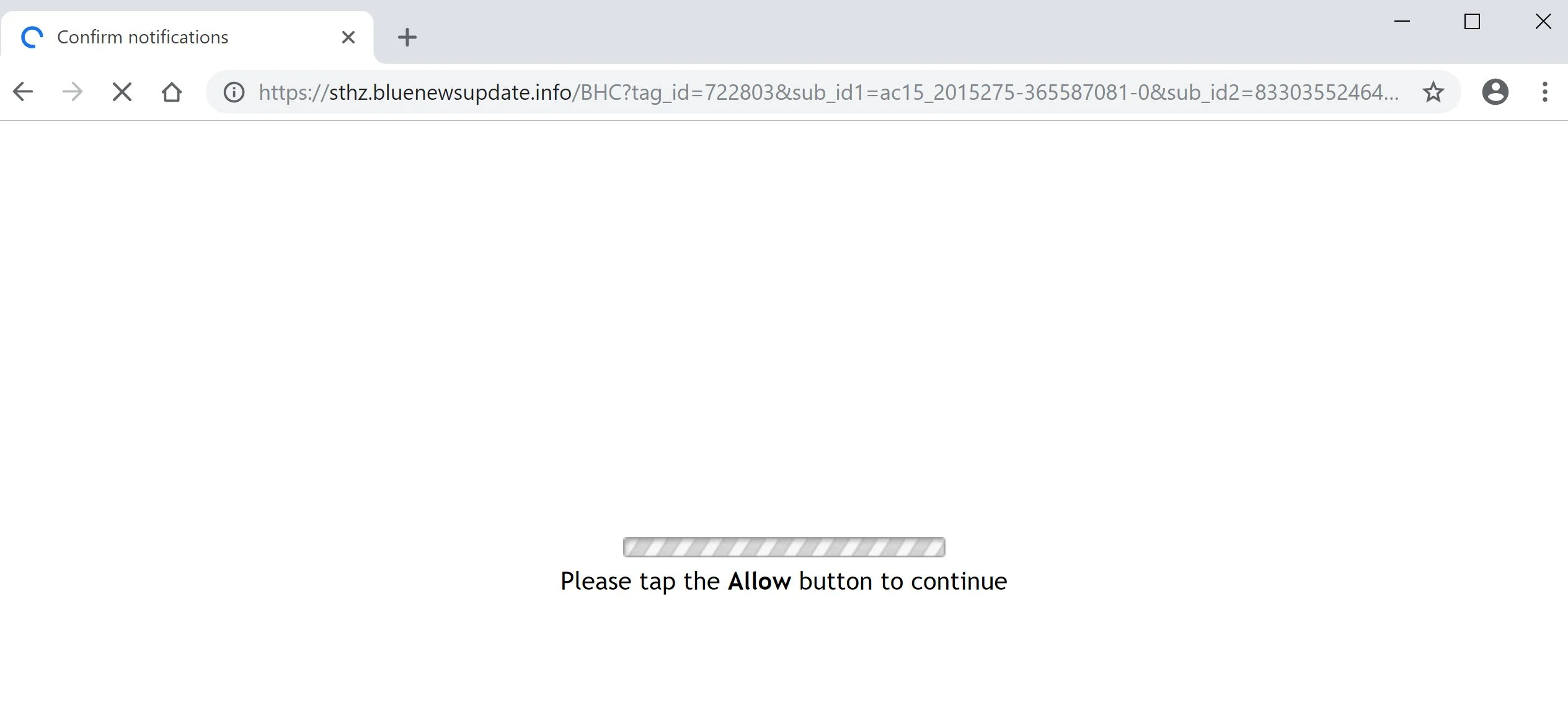 bluenewsupdate.info redirect virus