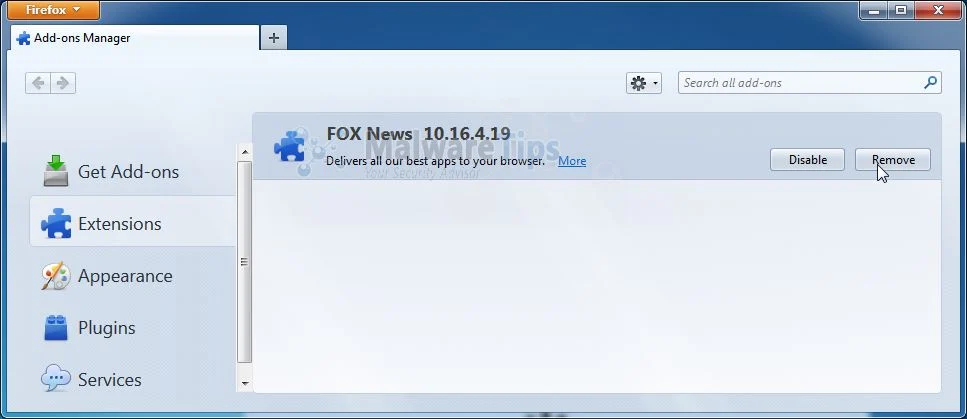 [Image: Fox News Toolbar Firefox extension]
