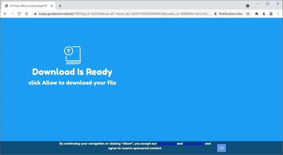 Remove Greatested.website pop-up ads (Virus Removal Guide) 1 Image: Chrome browser is redirected to Greatested.website