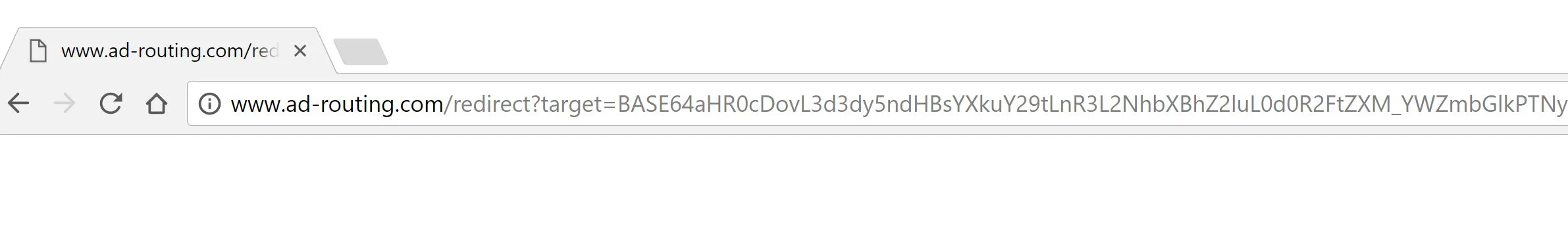 Ad-routing.com redirect www.ad-routing.com/redirect?target=BASE64 redirect virus