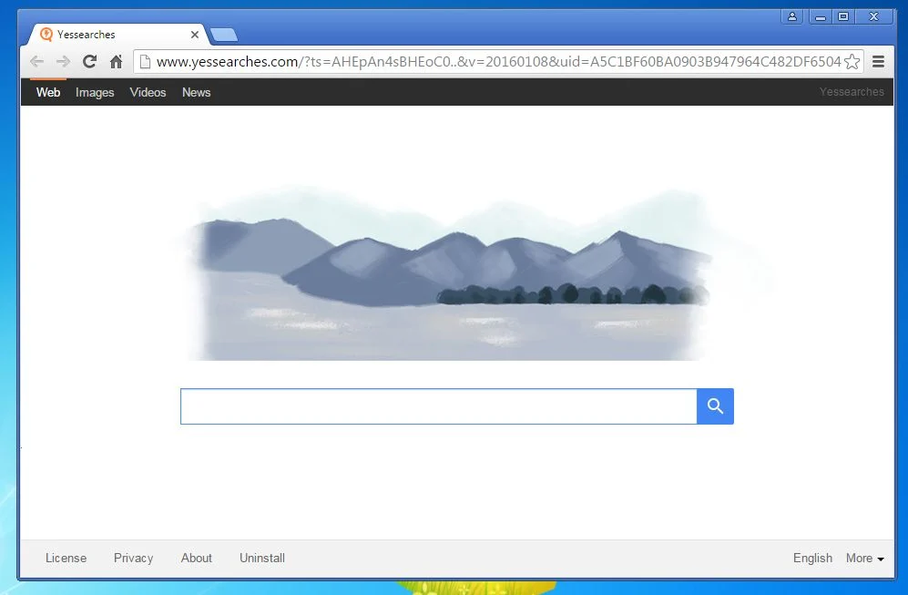 yessearches homepage yessearches.com virus