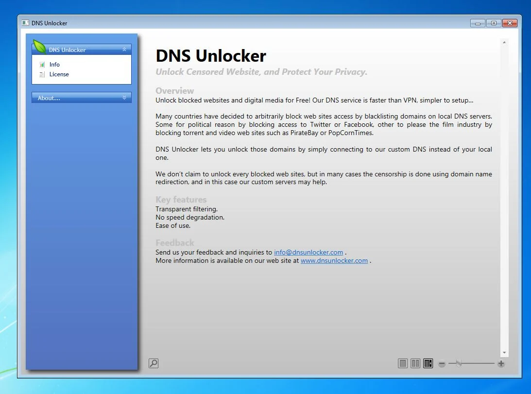 DNS Unlocker version 1.4 DNS Unlocker version 1.4 virus