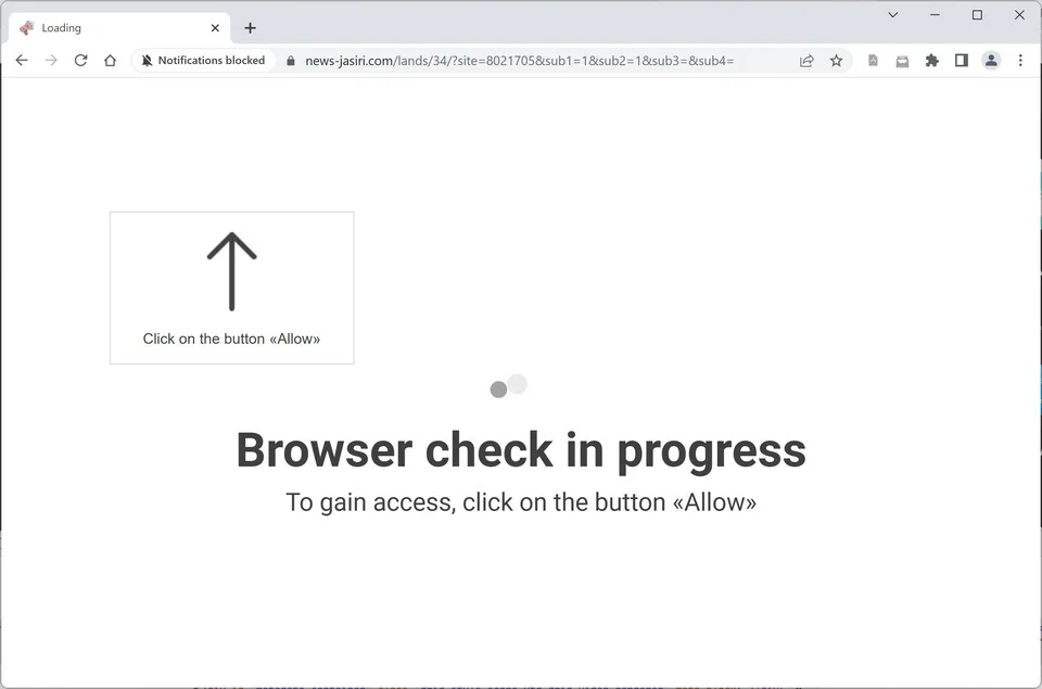 Remove News-jasiri.com Ads (Virus Removal Guide) 1 Image: Chrome browser is redirected to News-jasiri.com