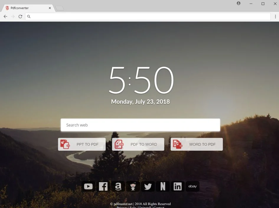 PDFConverter New Tab redirect
