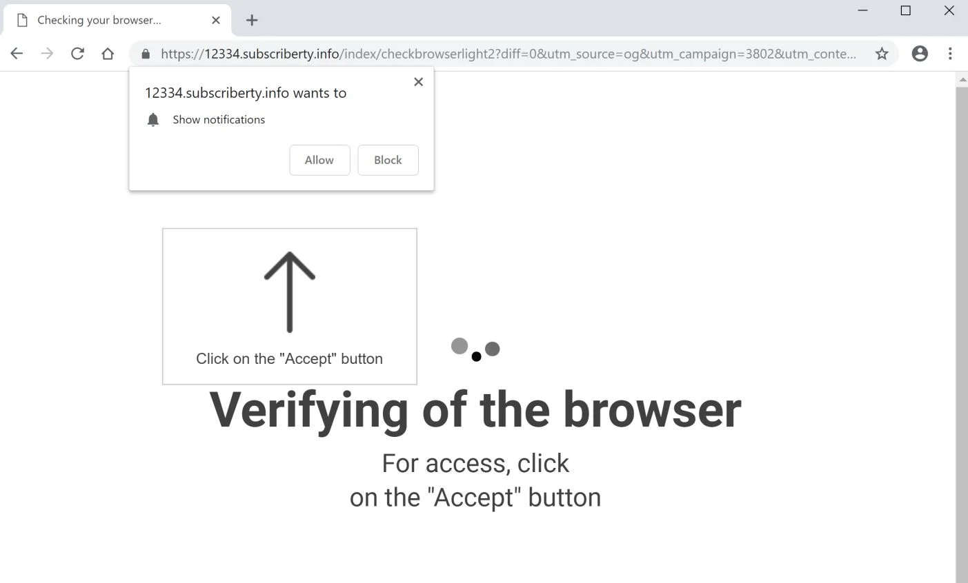 Subscriberty.info pop-ups Subscriberty.info pop-up scam