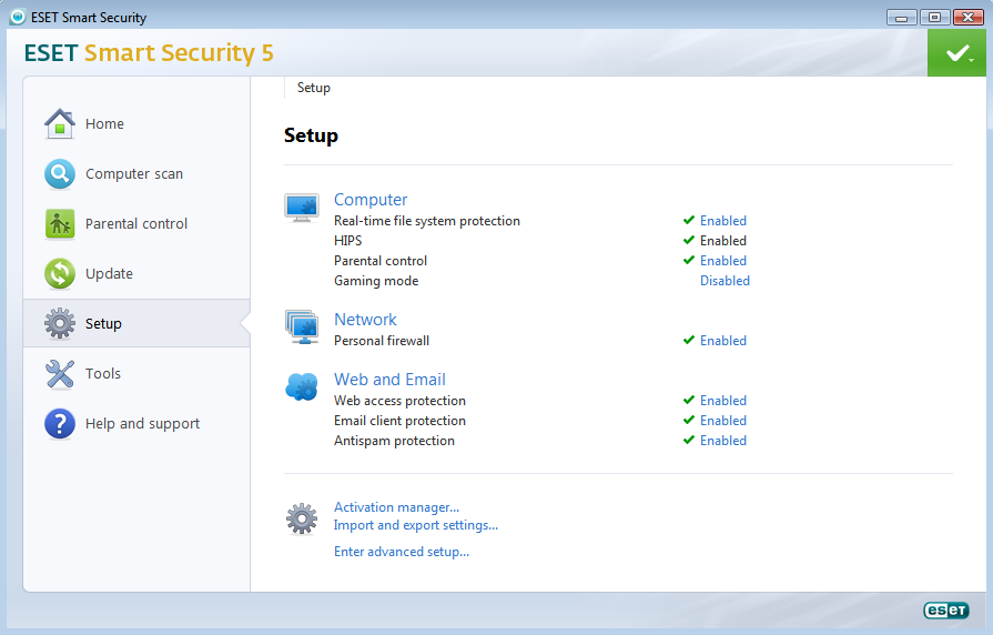 ESET 5 Preview [Screenshots and Info]