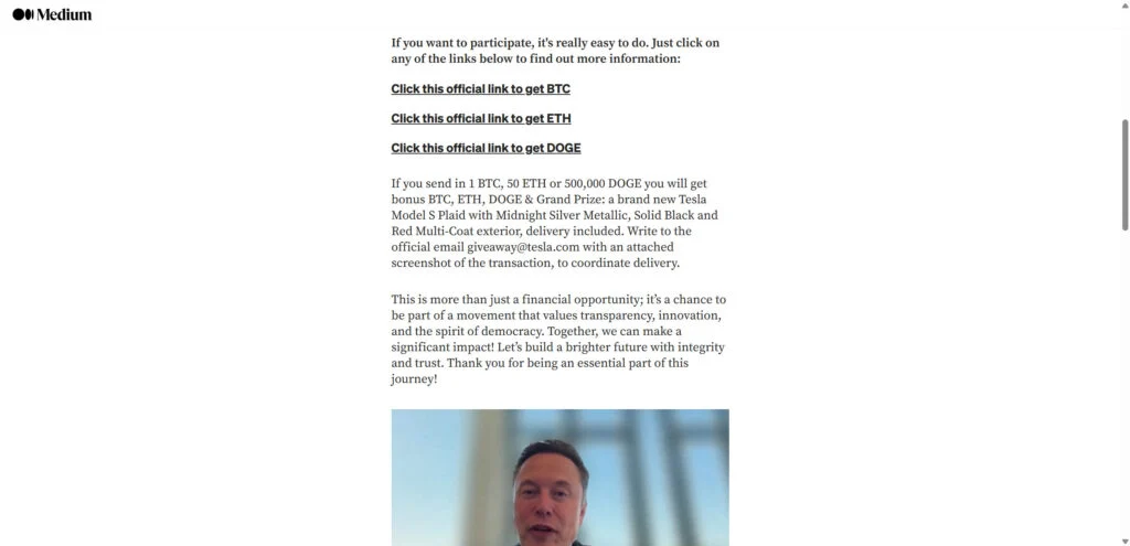 Elon Musk 100,000 ETH Giveaway Scam – The 2X Back ETH Trap 2 2 6