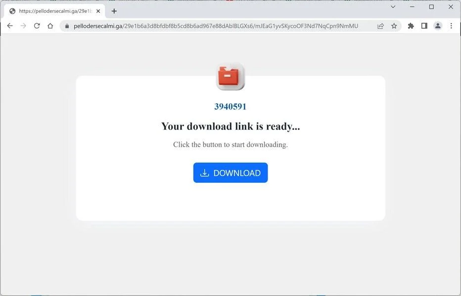 Image: Pellodersecalmi.ga browser redirect