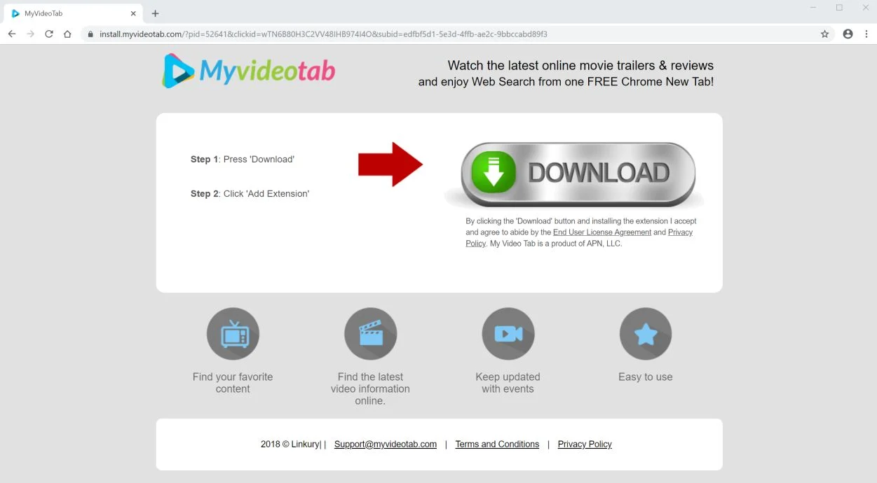 How to remove Install.myvideotab.com redirect (Virus Removal Guide) 1 Install.myvideotab.comvideotab.com redirect virus