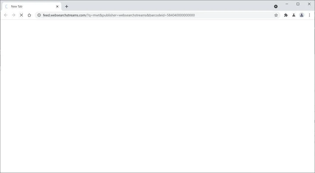 Remove WebSearchStreams Search redirect (Virus Removal Guide) 1 Image: Chrome browser is redirected to WebSearchStreams Search