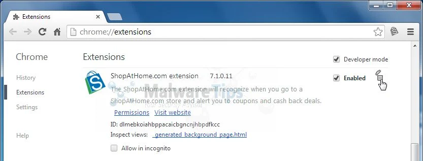 [Image: ShopAtHome.com toolbar Chrome Extension]