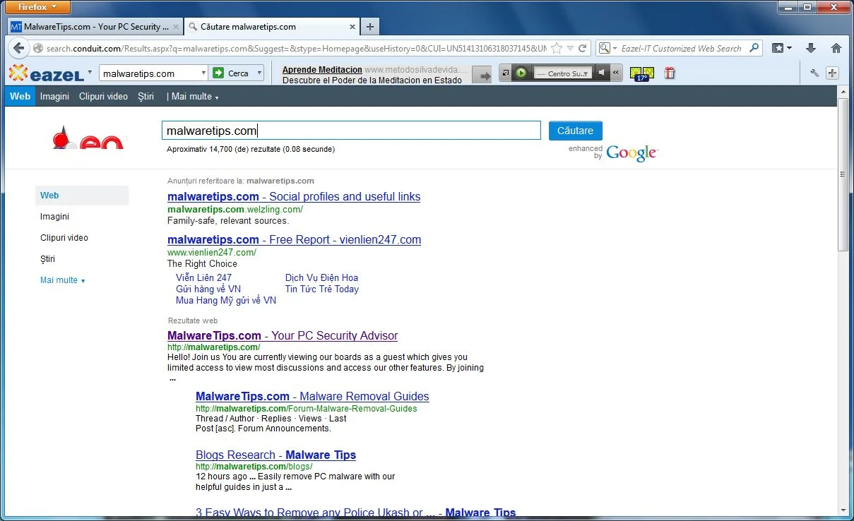 [Image: Eazel Customized Web Search]