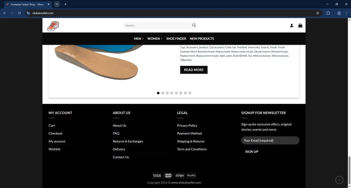 Olukaioutlet.com Scam Store - Do Not Purchase Anything 1 Olukaioutlet.com scam