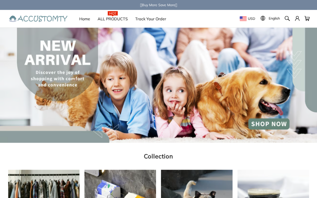 Accustomty.com EXPOSED - Fake Store or Legit? What We Found 1 Accustomty.com scam
