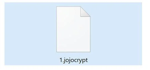 Remove JoJoCrypt ransomware (Virus Removal Guide) 1 Image: JoJoCrypt ransomware