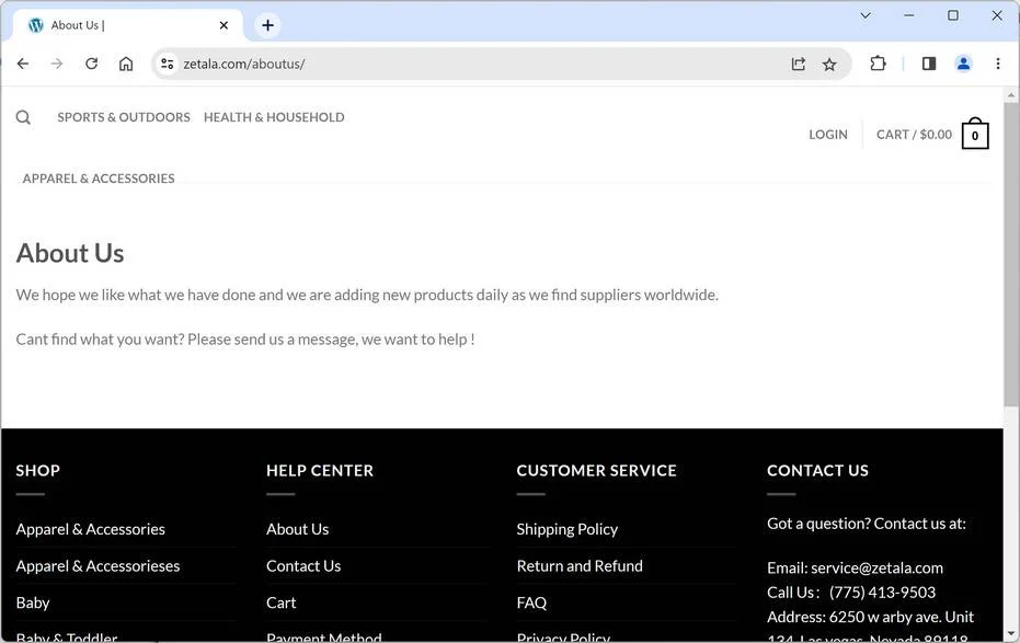 Zetala.com scam