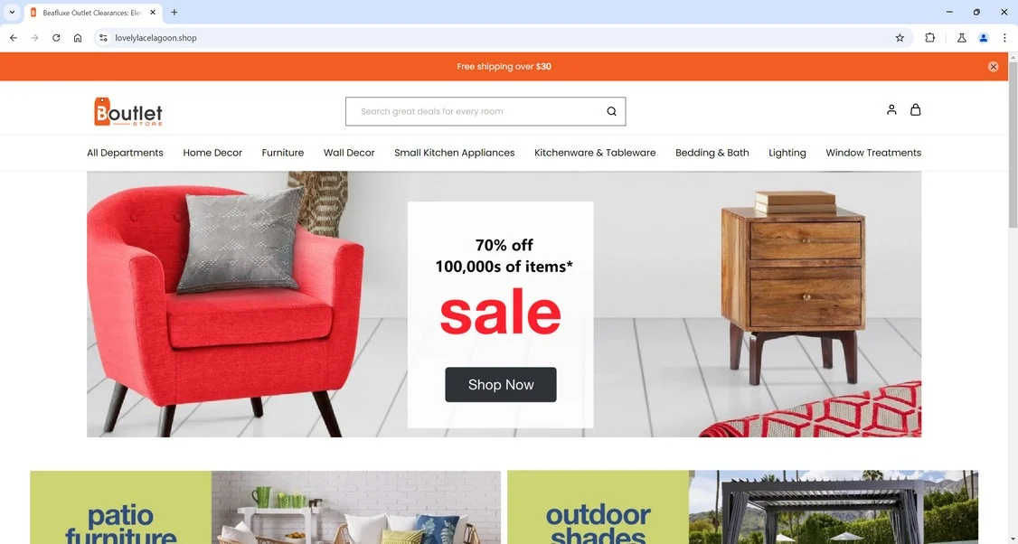 Lovelylacelagoon.shop Scam: Don't Fall for This Deceptive Store 1 Lovelylacelagoon.shop scam