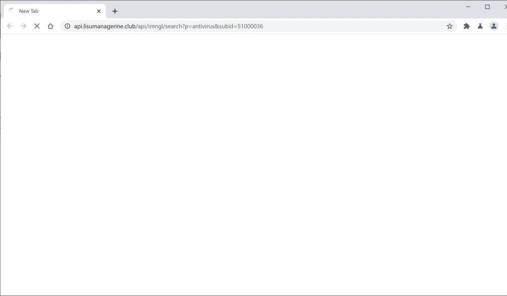Image: Lisumanagerine.club browser hijacker