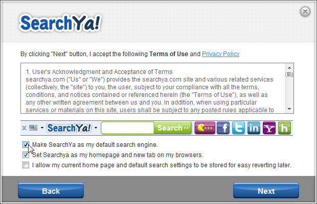 SearchYa installer