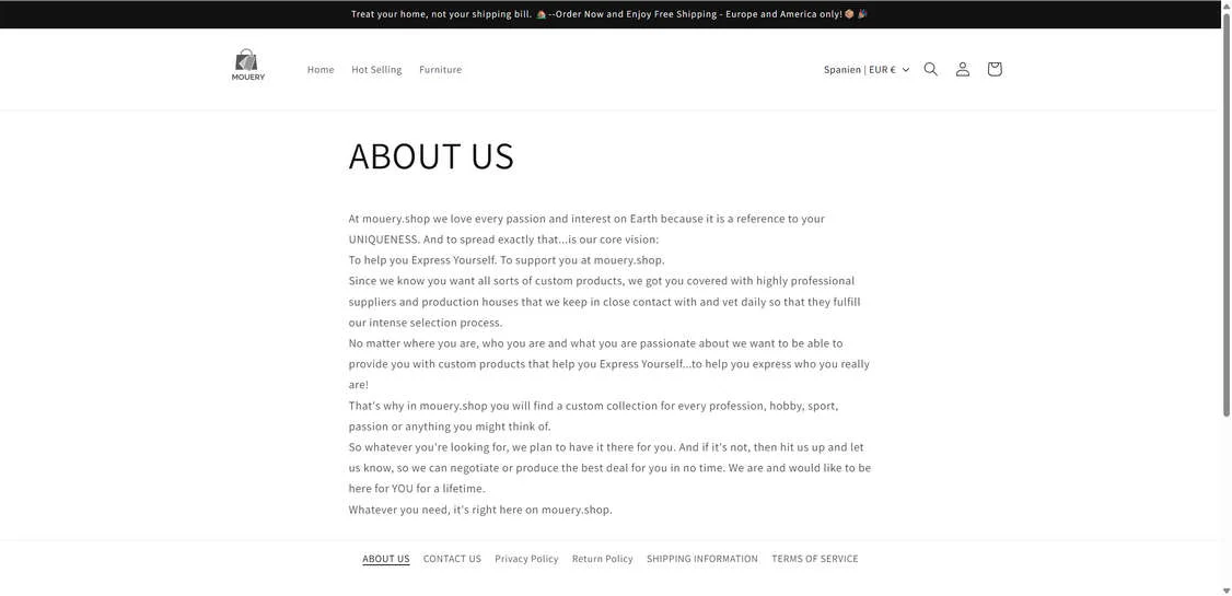 Mouery.shop scam