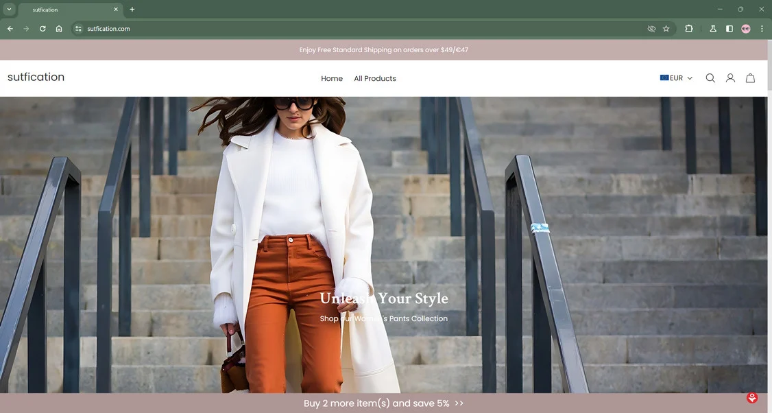 Sutfication.com Store Scam Report - Avoid It Completely 1 Sutfication.com scam