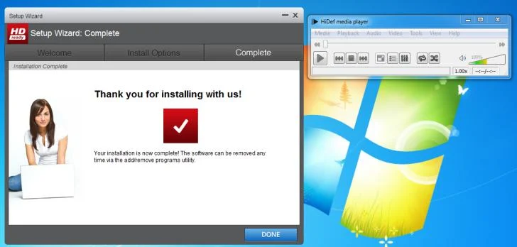 HiDef Media Player HiDef Media Player adware