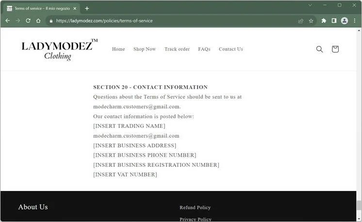 ladymodez.com scam