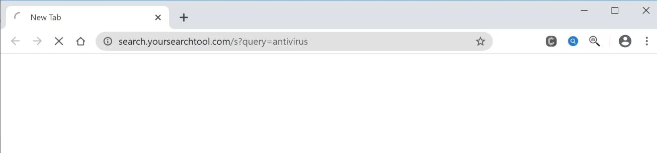 Remove Search.yoursearchtool.com redirect (Virus Removal Guide) 1 Image: Chrome browser is redirected to Search.yoursearchtool.com