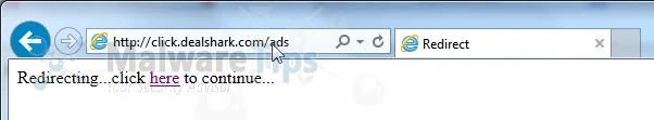 [Image: Click.dealshark.com redirect]