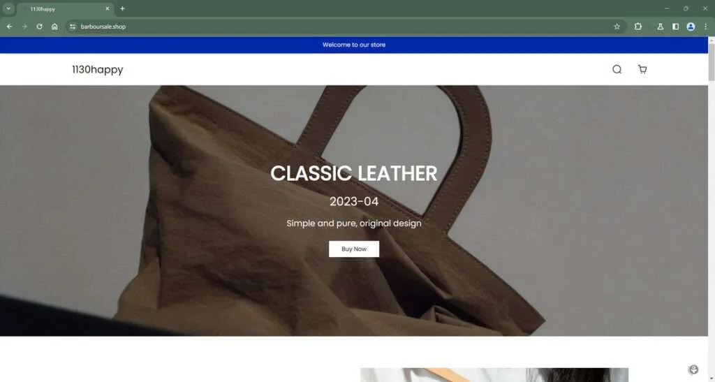 Fake Store Warning - Barboursale.shop Is A Total Scam 1 Barboursale.shop scam
