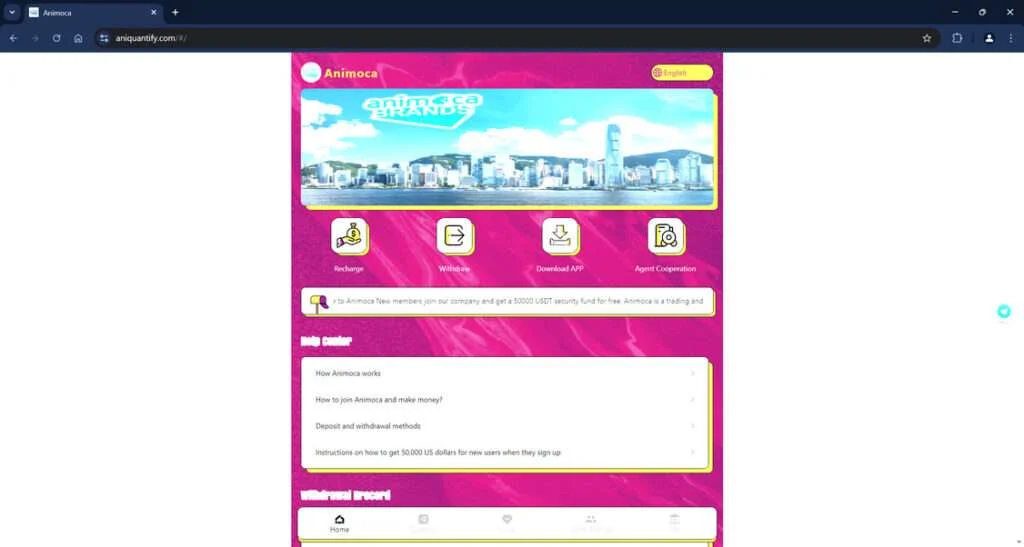 Aniquantify.com scam