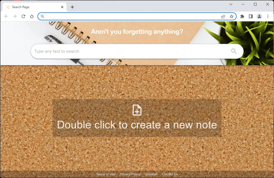 Image: Sticky Notes Chrome new tab page