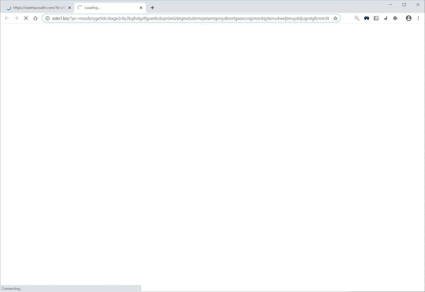 How to remove Solo1.biz redirect (Virus Removal Guide) 1 Image: Chrome browser is redirected to Solo1.biz