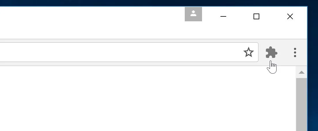 plugins button Chrome extension virus