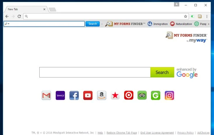 My Forms Finder toolbar