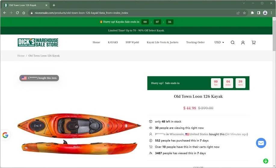 niceonsale.com scam