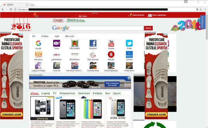 123REDE homepage