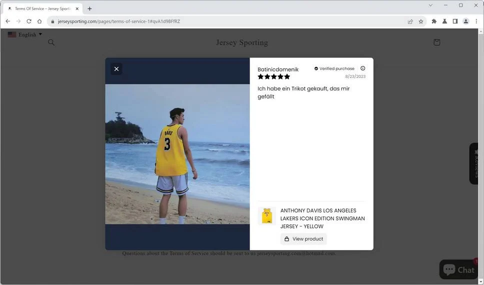 Jerseysporting.com Scam: Why You Should Avoid This Store 1 Jerseysporting.com china