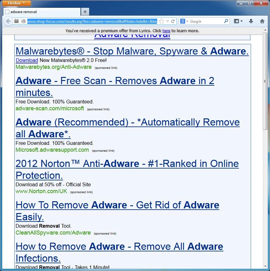 Shop-Focus.com popup ads Shop-Focus.com popup virus